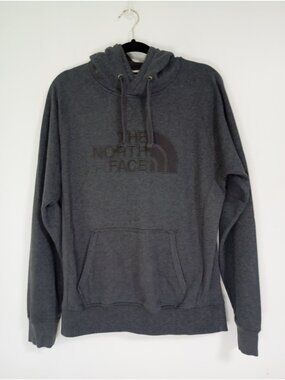 The North Face Mens Gray Hoodie Size M Regular Fit 50% Cotton 50% Polyester